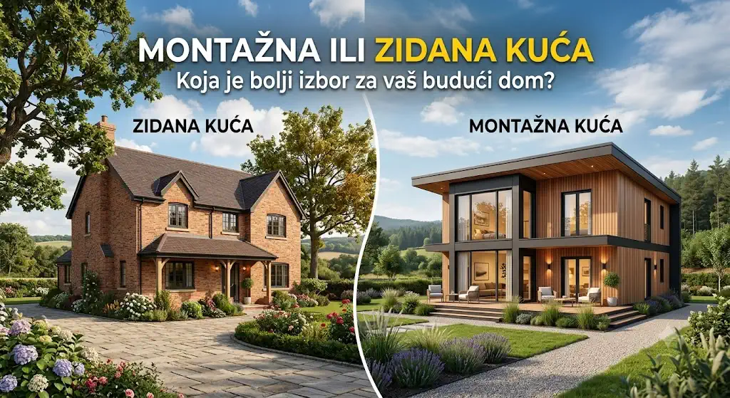 Montažna ili zidana kuća – poređenje dva sistema gradnje porodične kuće