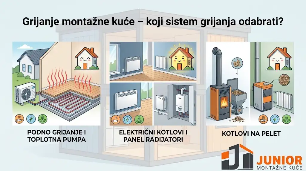 Grijanje montažne kuće – izbor sistema za efikasno grijanje