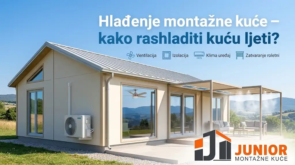 Hlađenje montažne kuće – ugodna temperatura tokom ljeta