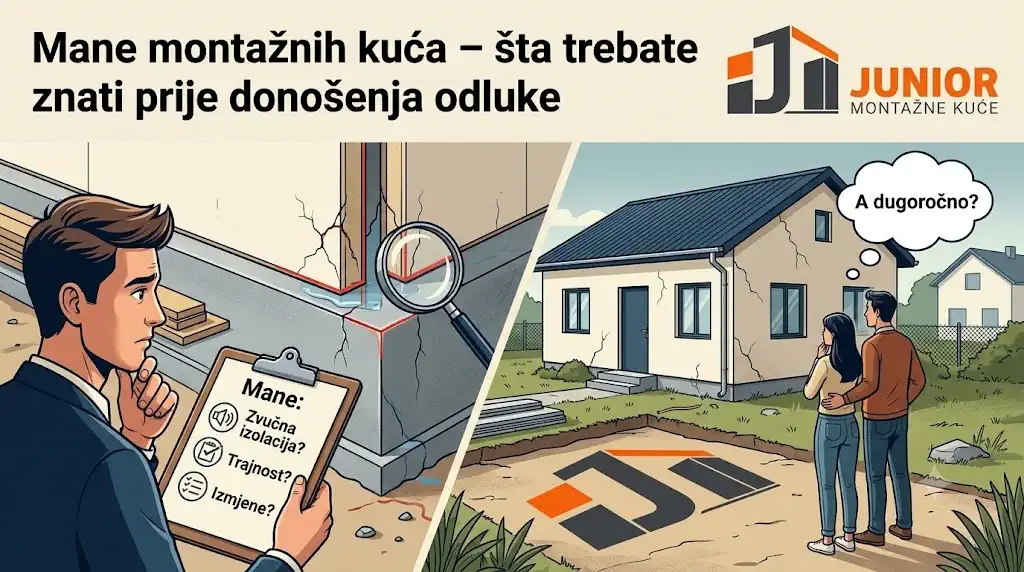 Mane montažnih kuća – analiza mogućih nedostataka i rješenja