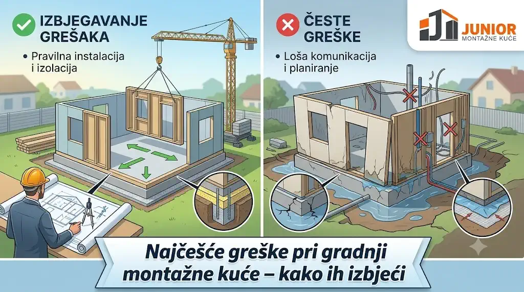 Najčešće greške pri gradnji montažne kuće – pravilno planiranje projekta i izvođenja
